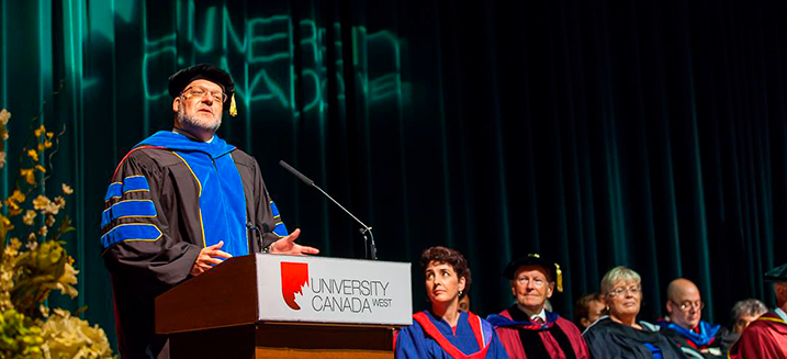 rector of CZU speaking msmstudy.eu