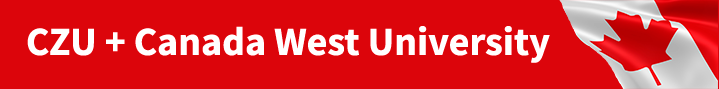 CZU and Canada West University banner msmstudy.eu